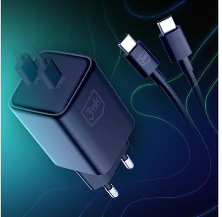 3Mk Hyper Charger Pd 45W Kabel Usb C Czarny - zdjęcie 5