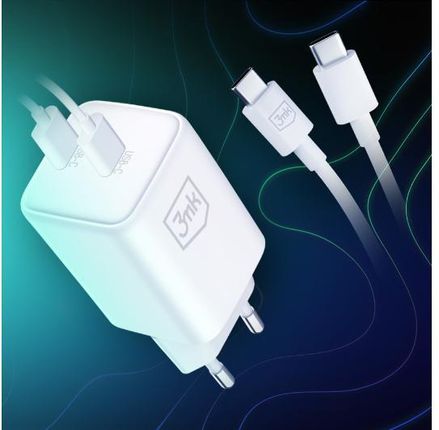 3Mk Hyper Charger Pd 45W Kabel Usb C Biały - zdjęcie 3