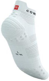 Compressport Skarpetki Do Biegania Krótkie Proracing Socks V4 Run Low White/Black - zdjęcie 4