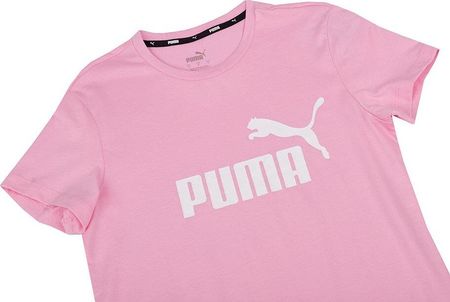 Koszulka damska Puma ESS Logo Tee różowa 586775 31 - zdjęcie 3