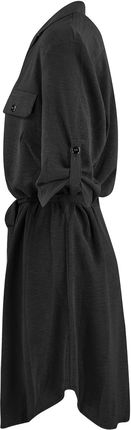 Sukienka szmizjerka basic tunika midi plus size MARIBEL - zdjęcie 2