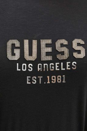 DAMSKI T-SHIRT GUESS W4YI35KC8T0 JBLK (S) - zdjęcie 2