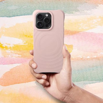 Partner Silicone Zephyr Mag Cover Kompatybilny Z Magsafe Do Iphone 15 Plus Różowy - zdjęcie 2