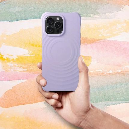 Partner Silicone Zephyr Mag Cover Kompatybilny Z Magsafe Do Iphone 14 Pro Liliowy - zdjęcie 4