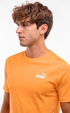 Koszulka męska Puma ESS Small Logo Tee pomarańczowa 586669 58 - zdjęcie 5