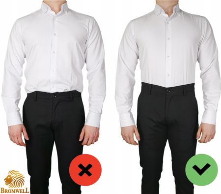 Szelki Utrzymujące koszulę Do utrzymania koszuli w spodniach Męskie Czarne - zdjęcie 3
