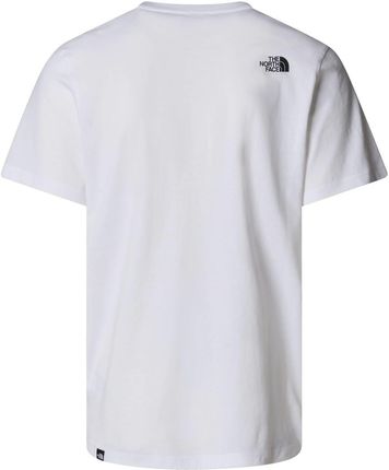 Koszulka męska The North Face S/S EASY biała NF0A8A6CFN4 - zdjęcie 2
