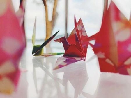 Grafix Papier Do Origami Kolorowy 15X15Cm 120 Arkuszy 70G Dwustronny Dla Dzieci - zdjęcie 2