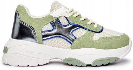 Sneakersy damskie zielone 41 - zdjęcie 2