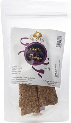 Mirals Kamel Streifen Paski Mięsa Wielbłąda Przysmaki Dla Psa 100G - zdjęcie 2