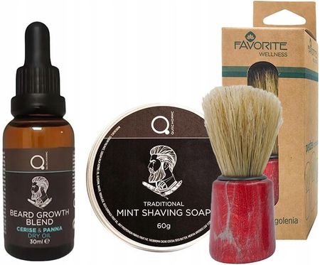 QURE TRADYCYJNE MIĘTOWE MYDŁO DO GOLENIA TRADITIONAL MINT SHAVING SOAP 60G - zdjęcie 3