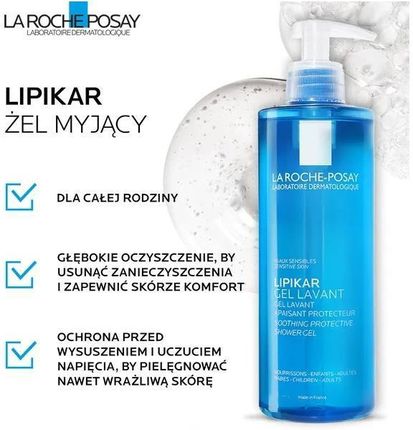 La Roche-Posay La Roche Posay Lipikar Żel Myjący 1L - zdjęcie 3
