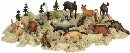 Figurki zwierzęta zoo zestaw do zabawy 19 el. - zdjęcie 4
