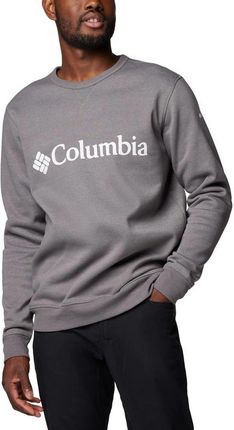 Bluza męska Columbia LOGO FLEECE szara 1884931022 - zdjęcie 3