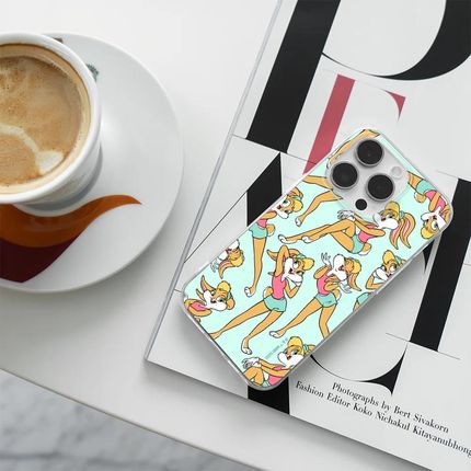 Ert Group Etui Do Apple Iphone 14 Lola 003 Looney Tunes Nadruk Pełny Miętowy - zdjęcie 5