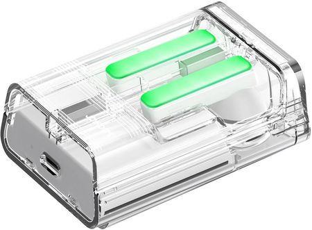 Joyroom Słuchawki Bezprzewodowe Tws Jr Tc1 Icelens Series Ze Światłami Led Białe - zdjęcie 3
