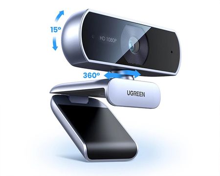 Ugreen Kamera Internetowa Cm678 Usb Hd Szara - zdjęcie 5