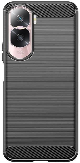 Hurtel Etui Silikonowe Carbon Case Do Honor 90 Lite Czarne Etui Na