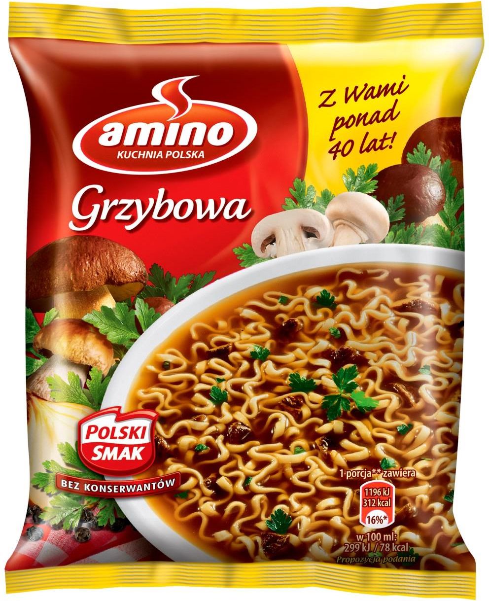 Amino Zupa Grzybowa G Ceny I Opinie Ceneo Pl