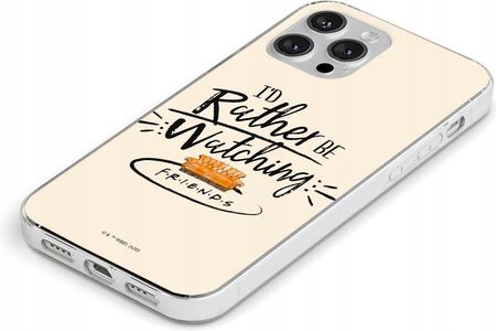 Ert Group Etui Do Apple Iphone 15 Pro Max Friends 012 Nadruk Pełny Beżowy - zdjęcie 4