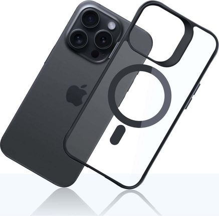 3Mk Protection Etui Na Telefon Komórkowy Apple Iphone 15 Pro 3Mk Satin Armor Case Magsafe Czarny - zdjęcie 2