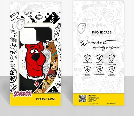 Ert Group Etui Do Apple Iphone 15 Pro Max Scooby Doo 012 Płynny Brokat Srebrny - zdjęcie 2