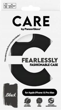 Panzerglass Etui Fearlessly Fashionable Case Iphone 15 Pro Max 6 7 Czarny - zdjęcie 2