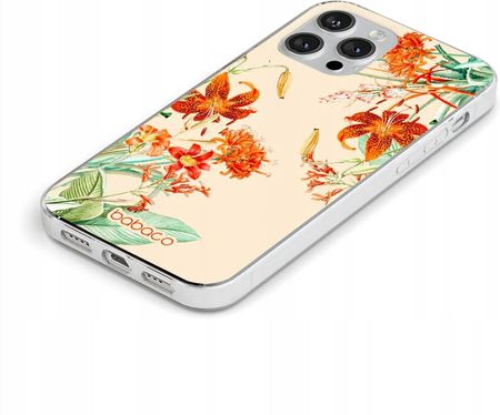 Babaco Etui Do Apple Iphone 14 Pro Max Kwiaty 057 Nadruk Pełny Beżowy - zdjęcie 2