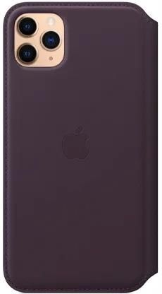 Apple Oryginalne Etui Leather Folio Iphone 11 Pro Max Case Oberżyna - zdjęcie 3