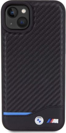 Icableseu Etui Bmw Leather Carbon Na Iphone 15 Plus Czarne - zdjęcie 2