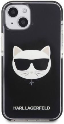 Icableseu Etui Karl Lagerfeld Klhcp13Stpeck Na Iphone 13 Mini Hardcase Czarne Choupette Head - zdjęcie 2