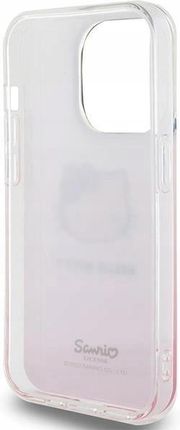 Hello Kitty Etui Iml Gradient Electrop Kitty Head Na Iphone 14 Pro Różowe - zdjęcie 2
