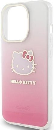 Hello Kitty Etui Iml Gradient Electrop Kitty Head Na Iphone 14 Pro Różowe - zdjęcie 3