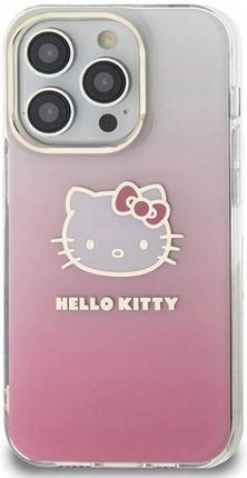 Hello Kitty Etui Iml Gradient Electrop Kitty Head Na Iphone 14 Pro Różowe - zdjęcie 5