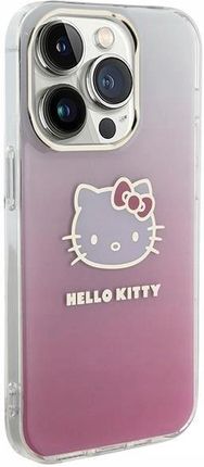 Hello Kitty Etui Iml Gradient Electrop Kitty Head Na Iphone 14 Pro Różowe - zdjęcie 4