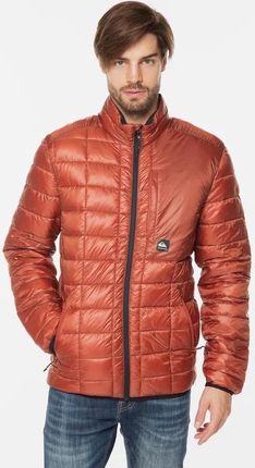 Kurtka męska Quiksilver Release pikowana brązowa M - zdjęcie 2