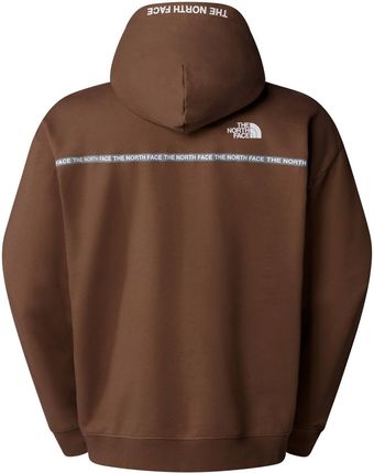 Bluza z kapturem męska The North Face ZUMU OVERSIZE brązowa NF0A89FJ1OI - zdjęcie 3