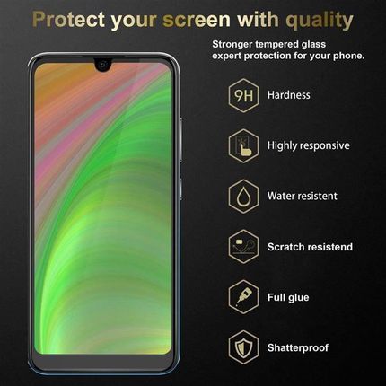 Cadorabo 3X Pancerna Osłona Ekranu Do Wiko View 3 Lite Z Przezroczystego Szkła Hartowanego - zdjęcie 2