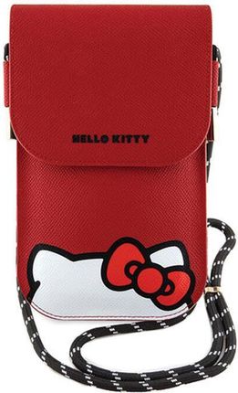 Hello Kitty Torebka Leather Hiding Kitty Cord Czerwona - zdjęcie 2
