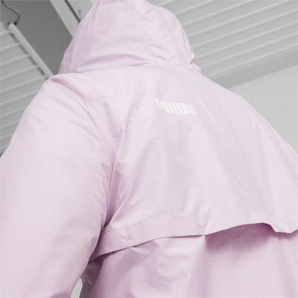 Kurtka z kapturem damska Puma ESS SOLID WINDBREAKER fioletowa 84749462 - zdjęcie 3
