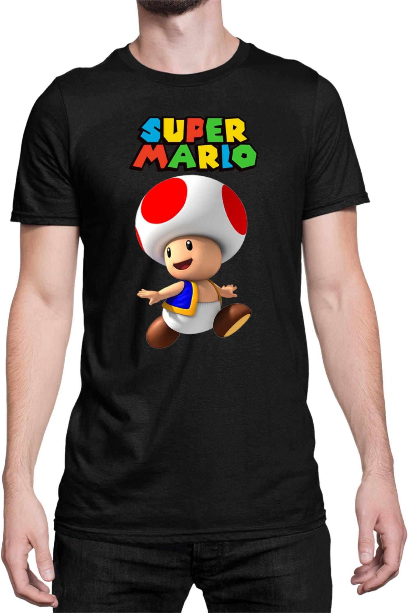 Toad Mario M Ska Koszulka Super Mario Bros Luigi Bowser Man Xl