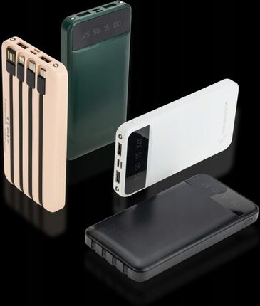 Powerbank 10000 mAh POWER BANK z latarką lightning, microUSB, USB-C, USB BL - zdjęcie 4