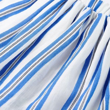 vidaXL Spódnica dziecięca kobaltowy niebieski i biały 140 - zdjęcie 2