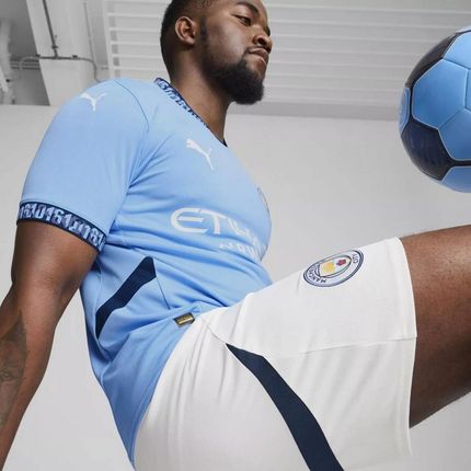 Koszulka męska Puma MCFC HOME JERSEY REPLICA niebieska 77507501 - zdjęcie 2