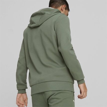 Bluza z kapturem męska Puma MAPF1 zielona 62114707 - zdjęcie 4