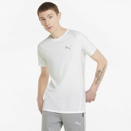 Koszulka męska Puma EVOSTRIPE biała 84739402 - zdjęcie 2