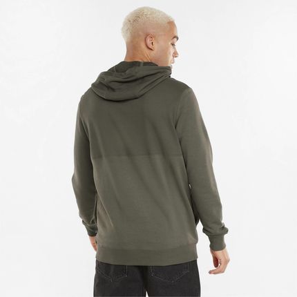 Bluza z kapturem męska Puma MODERN BASICS TR zielona 58934844 - zdjęcie 2
