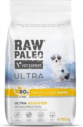 Raw Paleo Ultra Turkey Medium&Large Puppy Z Indykiem Dla Szczeniąt Ras Średnich I Dużych 750G - zdjęcie 4