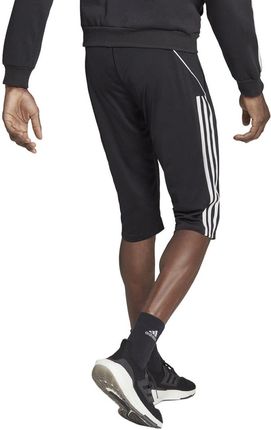 Adidas teamwear Spodnie męskie adidas Tiro 23 League 3/4 czarne HS3548 - zdjęcie 2