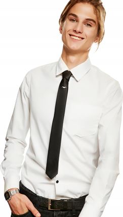 Klasyczny krawat męski typu elegancki - zdjęcie 2